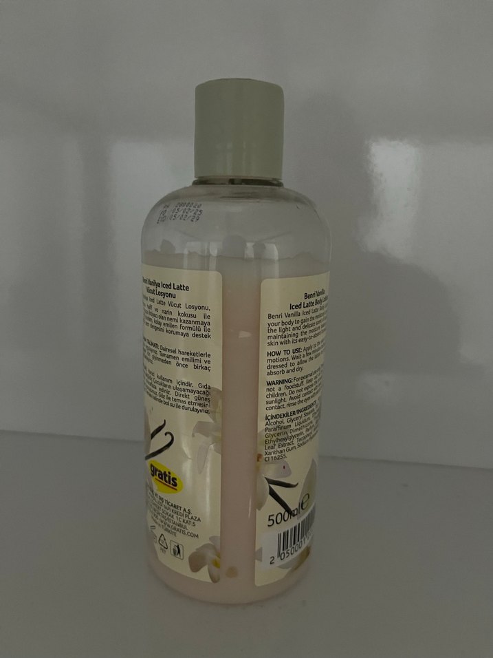 Benri Vanilya Aromalı Vücut Losyonu 250 ml - Görsel 2
