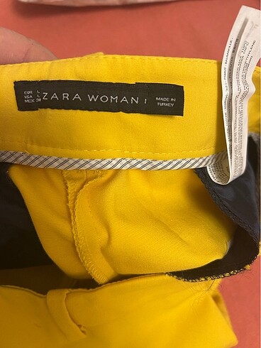 l Beden Zara sarı pantolon