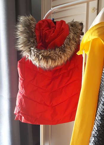 Kırmızı Kadın Şişme Yelek - Görsel 3