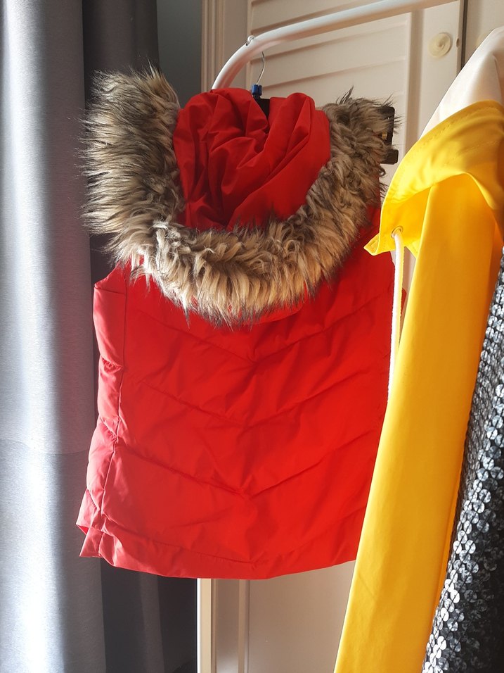 Kırmızı Kadın Şişme Yelek - Görsel 3