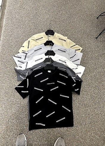 Yıkamalı unisex oversize T-shirt 