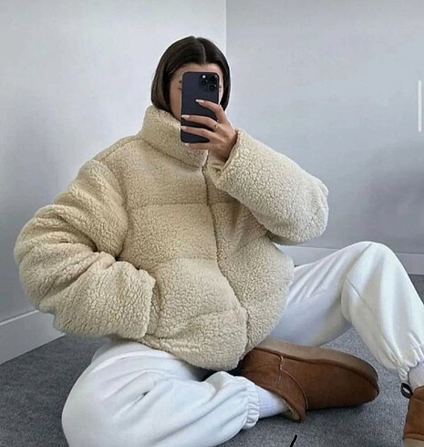 Peluş şişme mont ????
