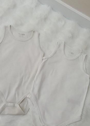Beyaz Bebek Çıtçıtlı Body - Görsel 2