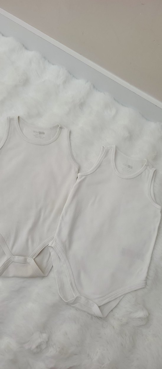 Beyaz Bebek Çıtçıtlı Body - Görsel 2