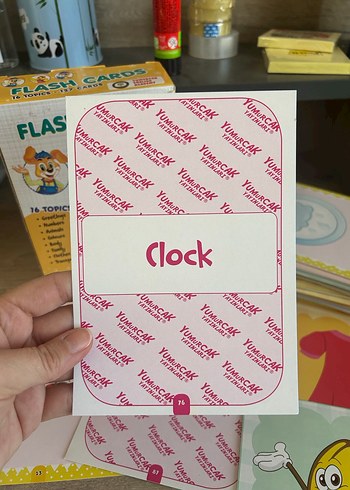  Beden Renk Yumurcak İngilizce Akademisi 127 Kartlı Flash Kartlar