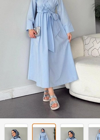 Mavi Elbise L/XL - Görsel 2