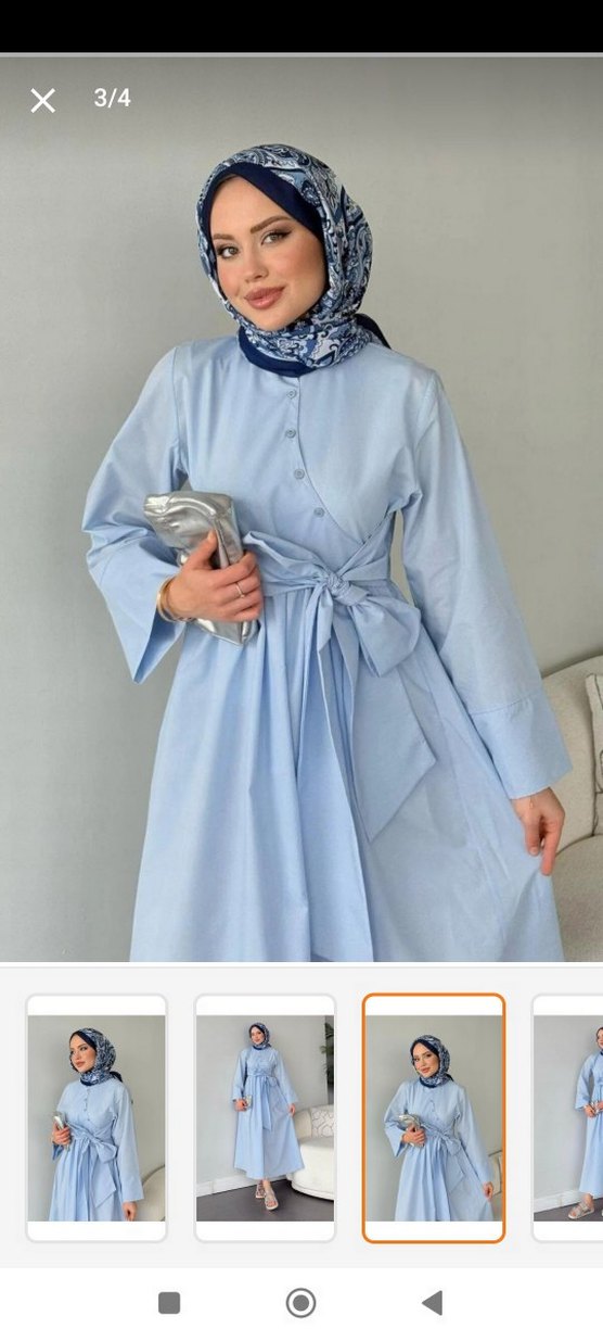 Mavi Elbise L/XL - Görsel 3