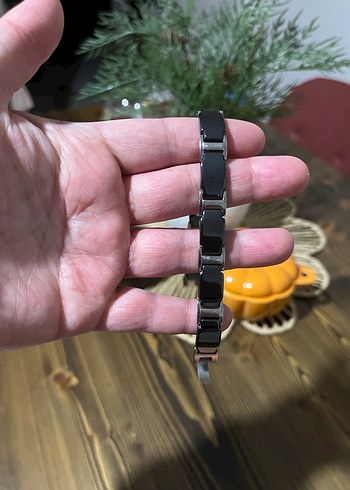 Tiens Siyah Erkek Biker Bileklik - Görsel 6