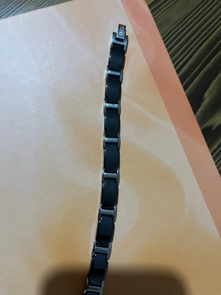 Tiens Siyah Erkek Biker Bileklik - Görsel 3