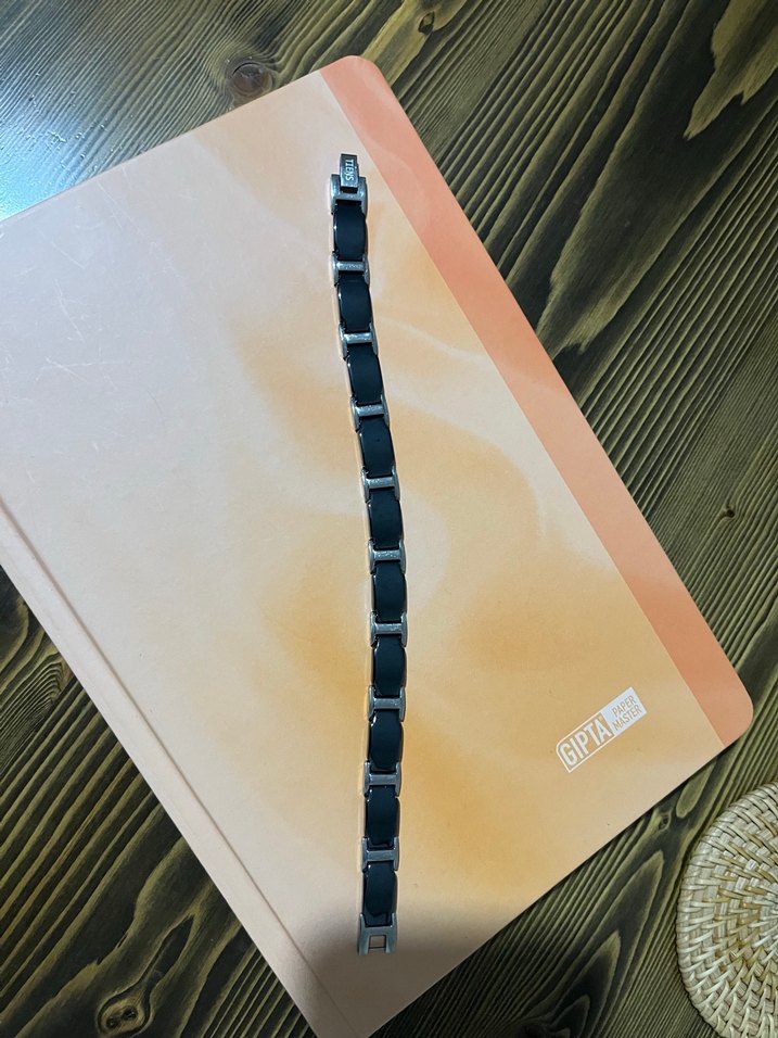 Tiens Siyah Erkek Biker Bileklik - Görsel 4