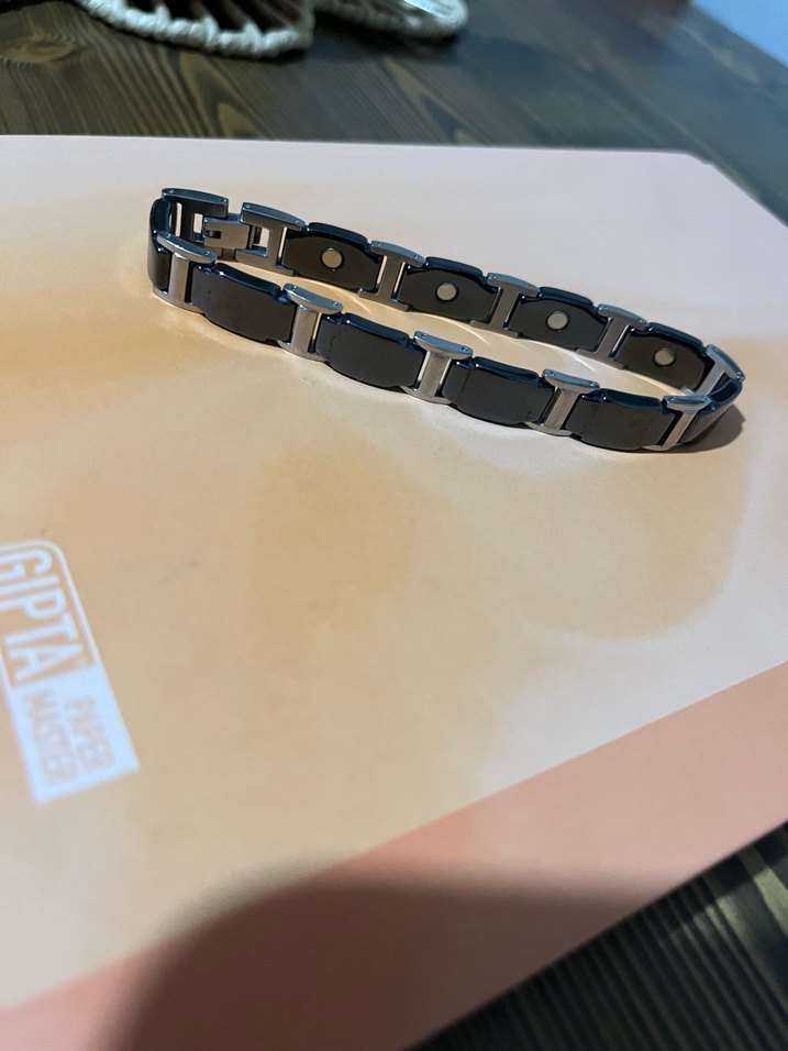 Tiens Siyah Erkek Biker Bileklik - Görsel 2