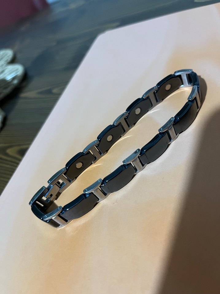 Tiens Siyah Erkek Biker Bileklik - Görsel 5