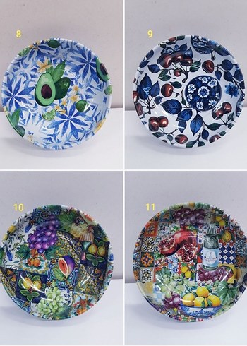 6 ADET SOSLUK,CEREZLIK METAL KASE (1693) - Görsel 3