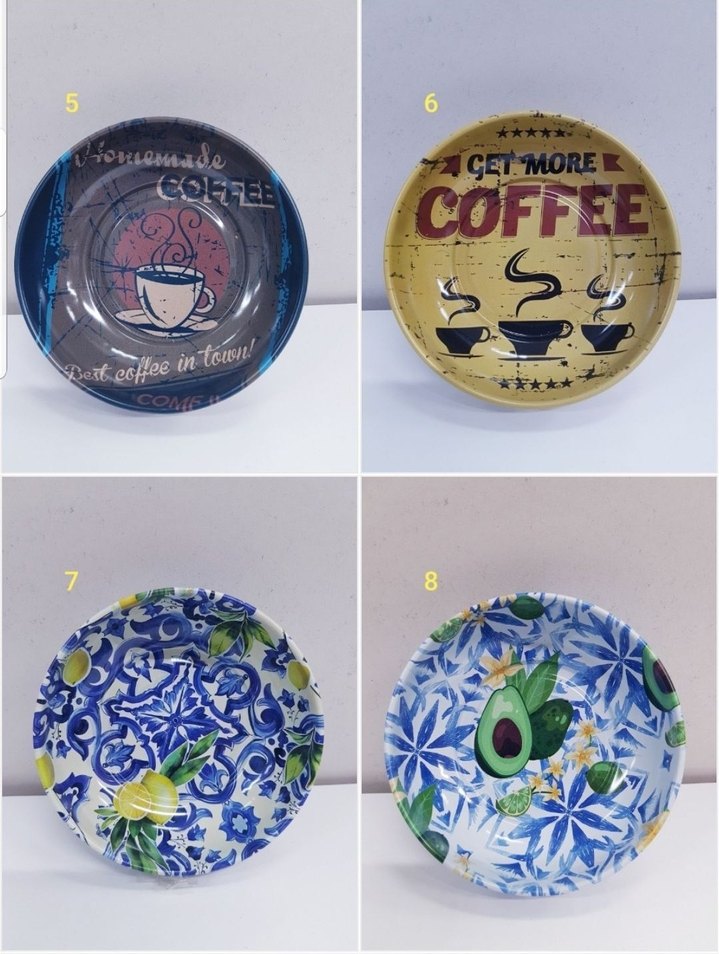 6 ADET SOSLUK,CEREZLIK METAL KASE (1693) - Görsel 4