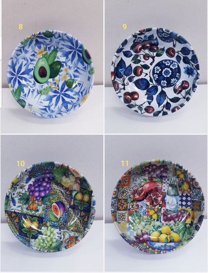 6 ADET SOSLUK,CEREZLIK METAL KASE (1693) - Görsel 3