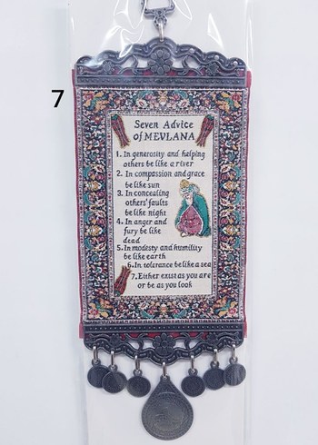 YAZILI METAL ISLEMELI DUVAR SÜSÜ (339) - Görsel 7