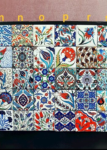 20 ADET SERAMIK DESENLI MAGNET (593) - Görsel 4