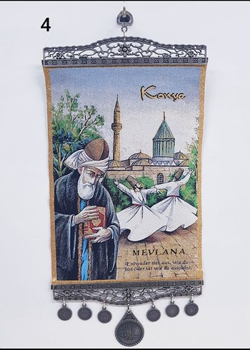 YAZILI METAL ISLEMELI DUVAR SÜSÜ (338) - Görsel 4