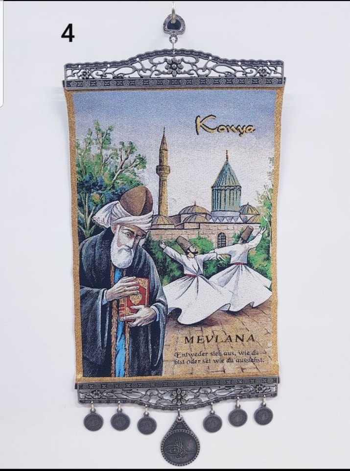 YAZILI METAL ISLEMELI DUVAR SÜSÜ (338) - Görsel 4