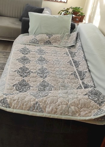 Gri Desenli açıldığında pike olan sürpriz yastık - Görsel 2