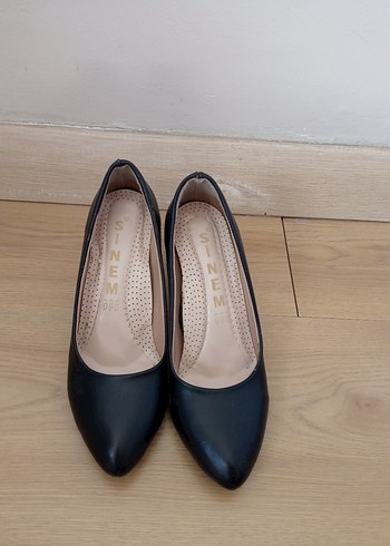 36 Beden siyah Renk Klasik Siyah Stiletto Topuklu Kadın Ayakkabı