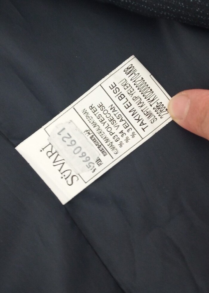 Lacivert  erkek takım elbise yeleği  - Görsel 4