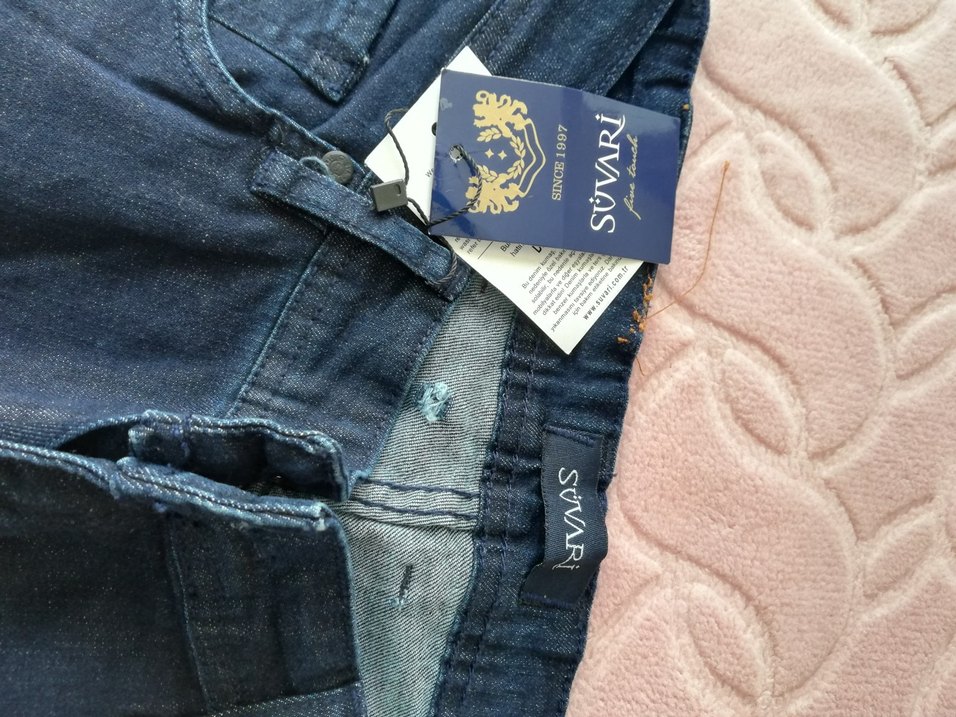 Lacivert erkek Kot Pantolon - Görsel 5