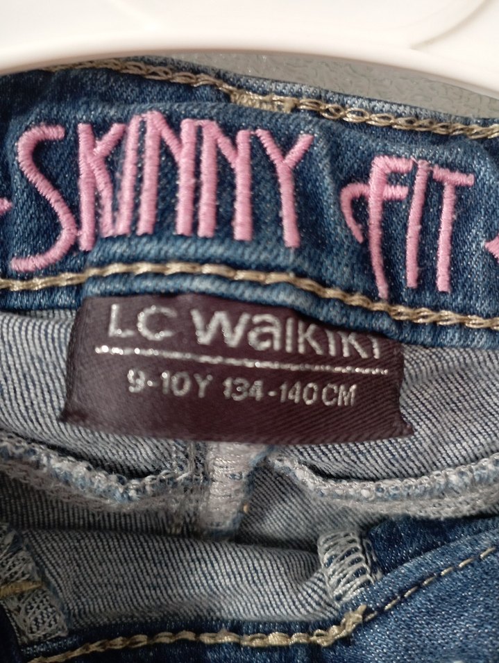 Kadın Parlak Mavi Denim Normal Boy Kot - Görsel 2