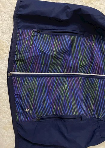 Kadın Mor Kapüşonlu Fermuarlı Spor Ceket - Görsel 2