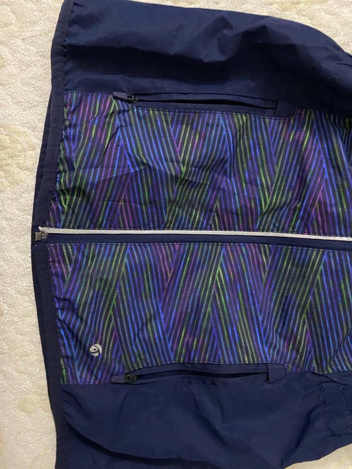 Kadın Mor Kapüşonlu Fermuarlı Spor Ceket - Görsel 2