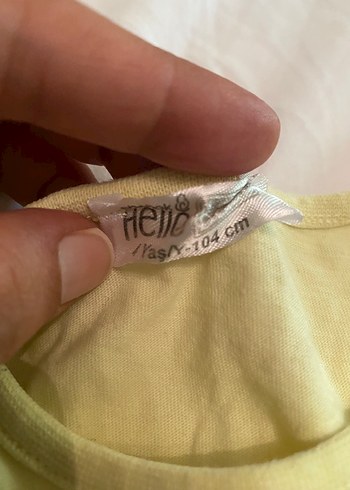 HelloBaby Sarı Renkli Kolsuz Kız Çocuk Elbise
