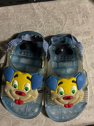 Gezer erkek bebek sandalet