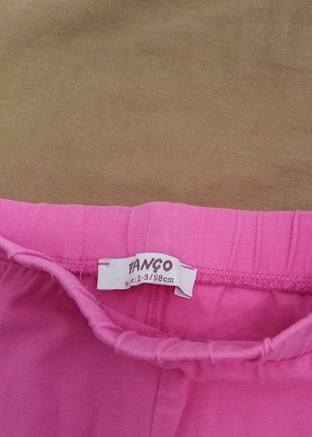 Kız Çocuk Pembe Fırfırlı Tayt - Görsel 2