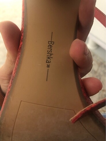 37 Beden Bershka abiye günlük kullanım topuklu ayakkabı