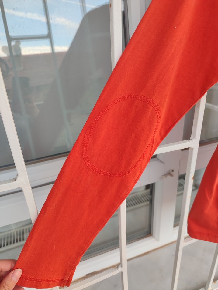 Kırmızı Uzun Kollu Tişört - Görsel 3