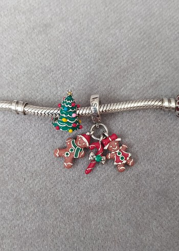 Pandora Pandora noel charm seti gümüş