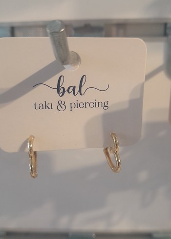 Bej Minimalist Erkek Halka Küpe - Görsel 2