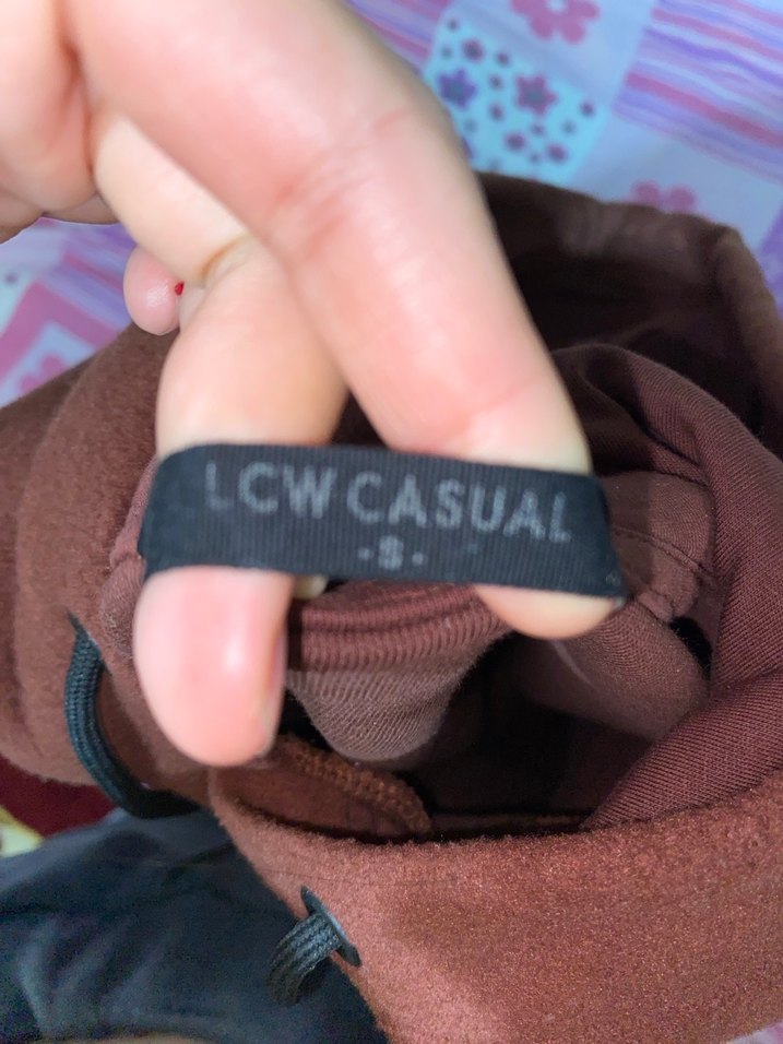 Kahverengi Kapüşonlu Kadın Sweatshirt - Görsel 3