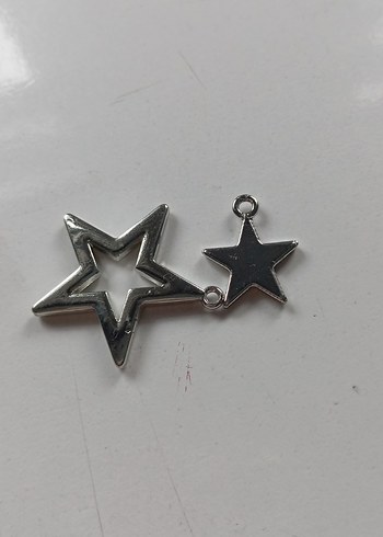 gri yildiz charm - Görsel 4