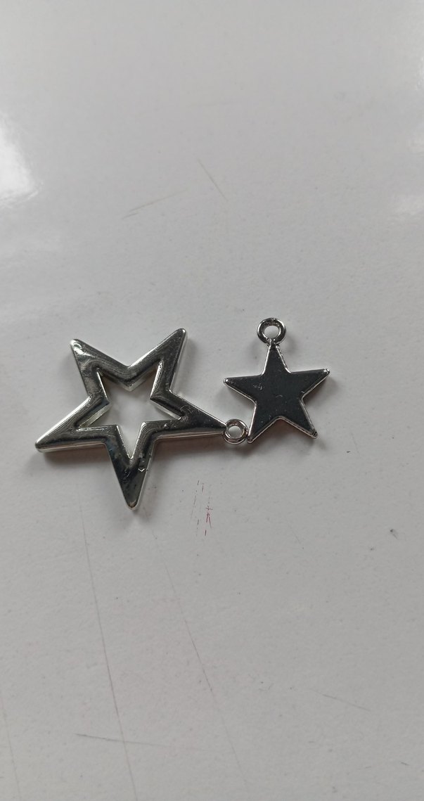 gri yildiz charm - Görsel 4