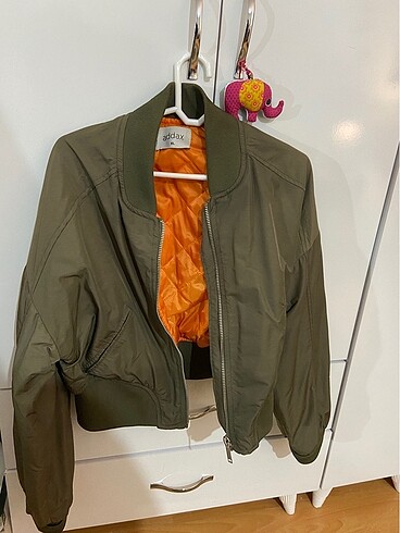 xl Beden haki Renk Crop ceket