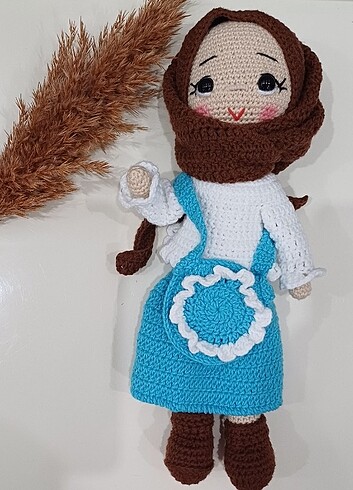 Tasarımcı Tesettürlü amigurumi bebek