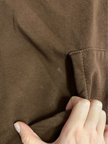 xl Beden Kahverengi hoodie