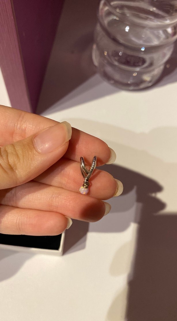 Pembe Boncuklu pandora charm - Görsel 2