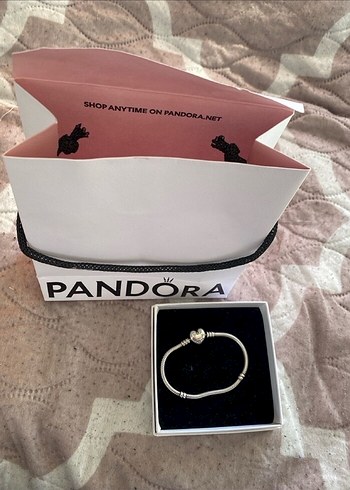 Pandora Pembe Boncuklu Bileklik