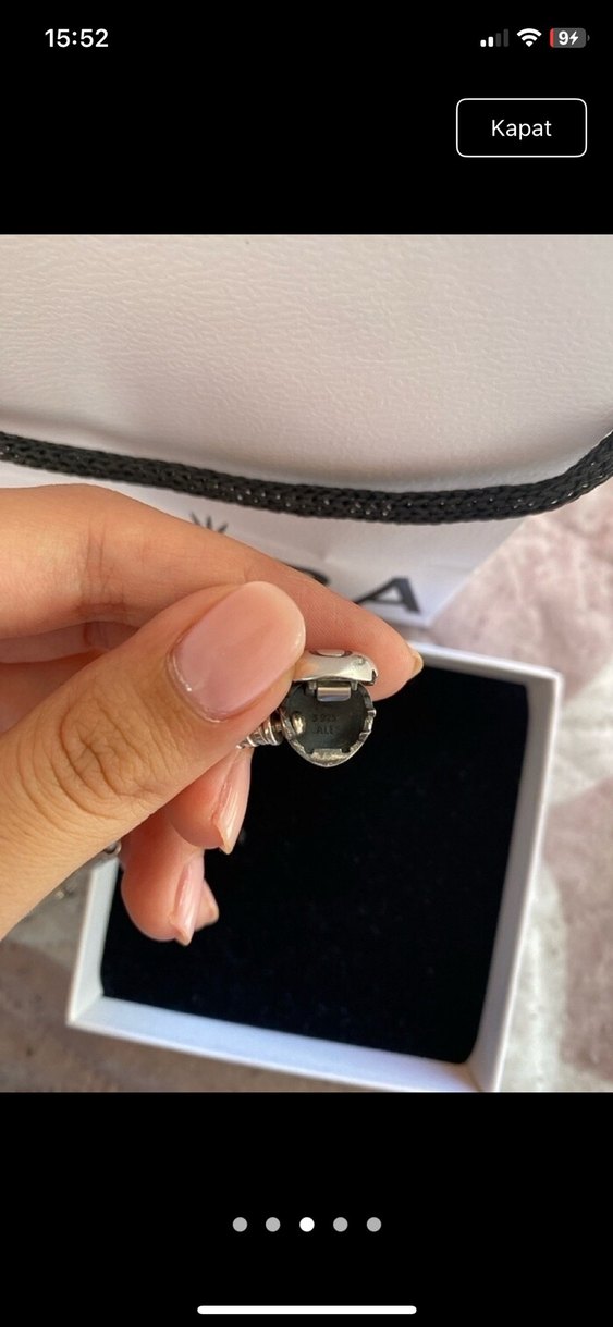 Pandora Pembe Boncuklu Bileklik - Görsel 5