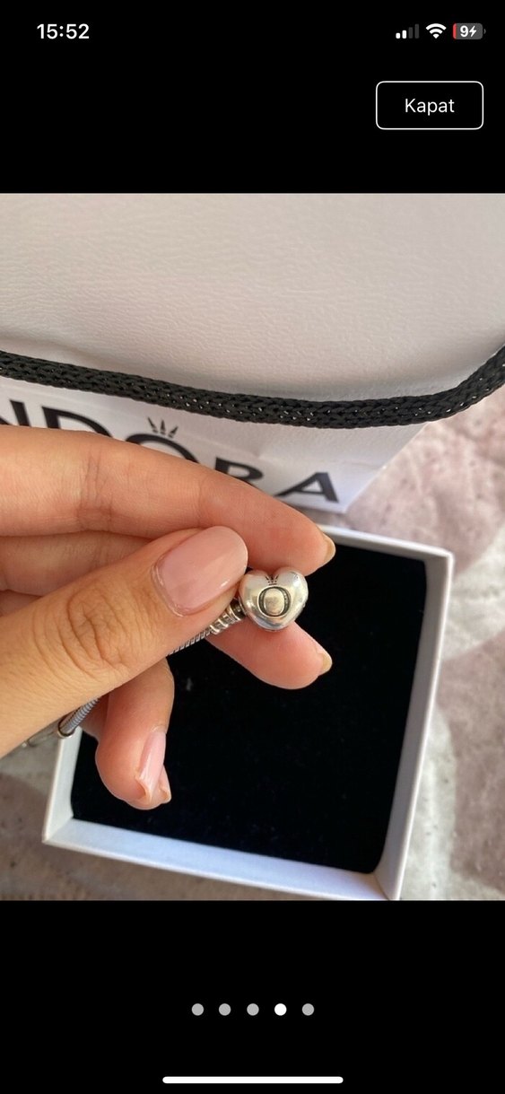 Pandora Pembe Boncuklu Bileklik - Görsel 4