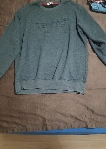 Levi's Gri Erkek Sweatshirt