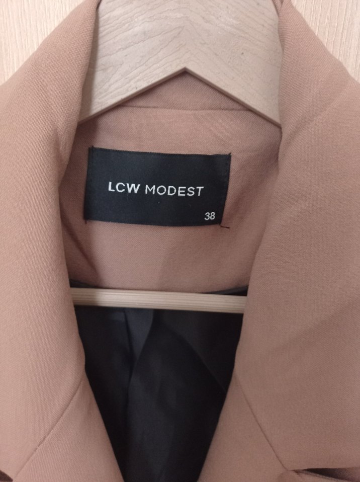 Taba Kadın Uzun Kollu Uzun Ceket - Görsel 2