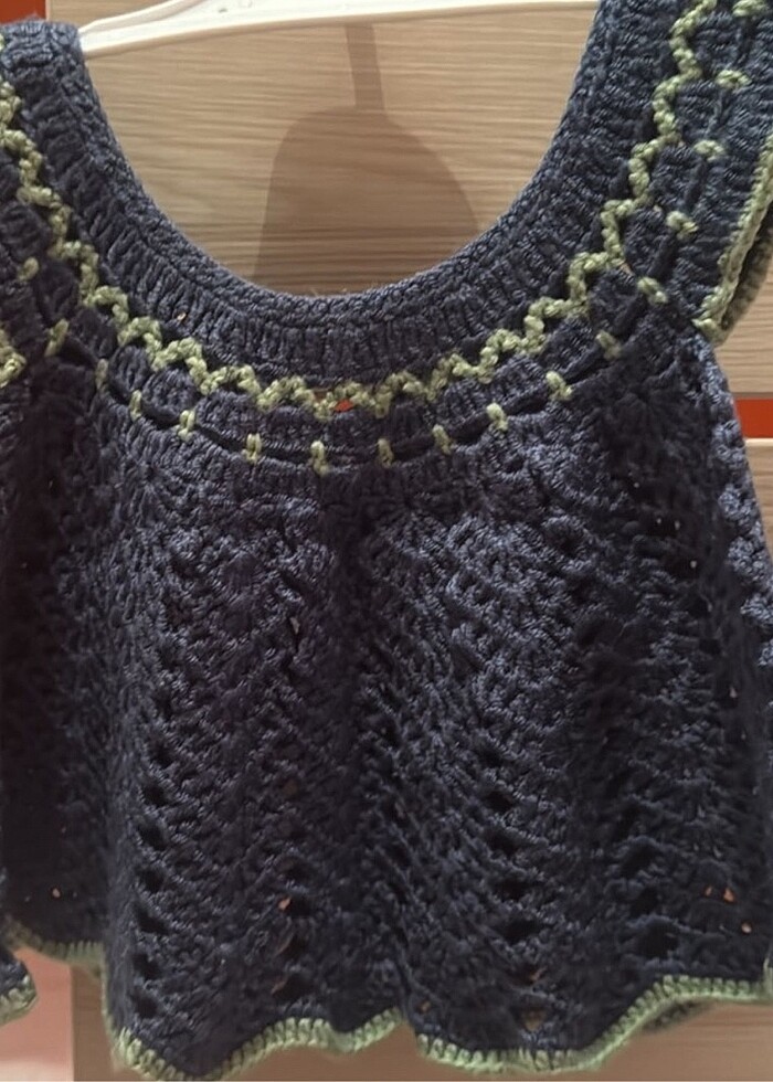 Örgü elbise - Görsel 3